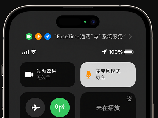 安源苹果授权维修网点分享iPhone在通话时让你的声音更清晰 