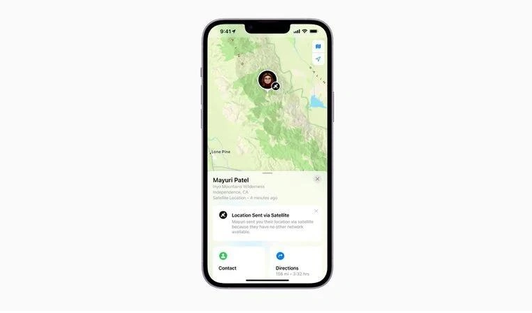 安源苹果14维修分享iPhone14系列中 FindMy功能通过卫星分享位置方法教程 