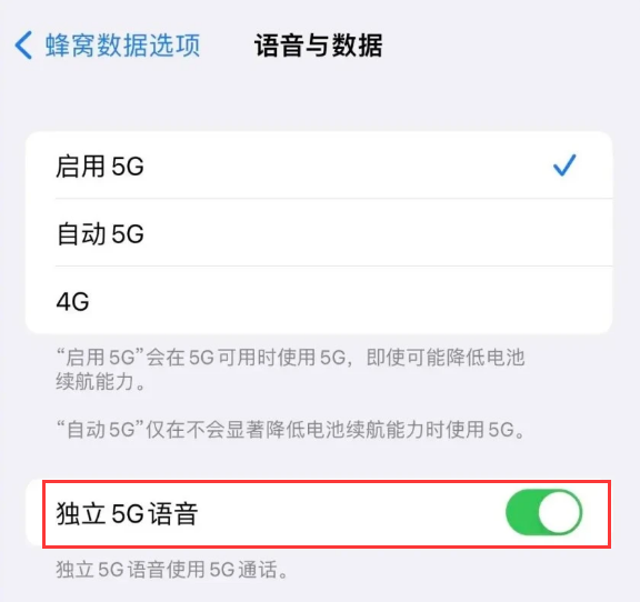 安源苹果14维修分享iPhone 14 Pro如何开启VoNR 