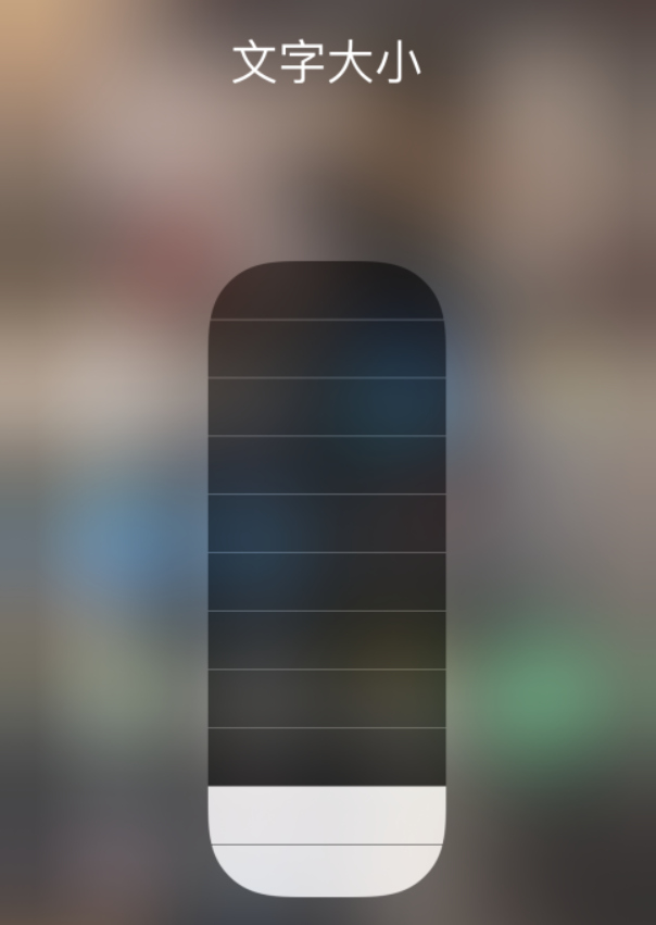 安源苹果手机维修分享小技巧：在 iPhone 控制中心快速调节字体大小 